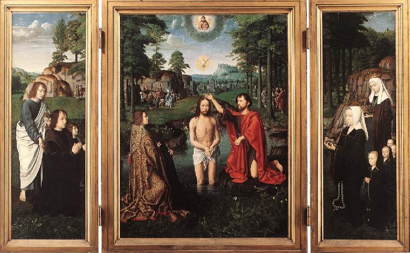DAVID, Gerard Triptych of Jan Des Trompes  sdf china oil painting image
